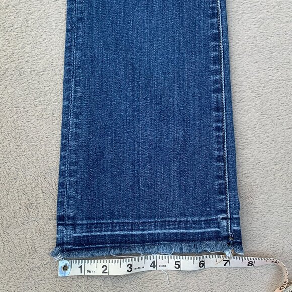 American Eagle Outfitters Super Stretch Low Rise Skinny Kick Jeans Sz0 - Picture 9 of 15